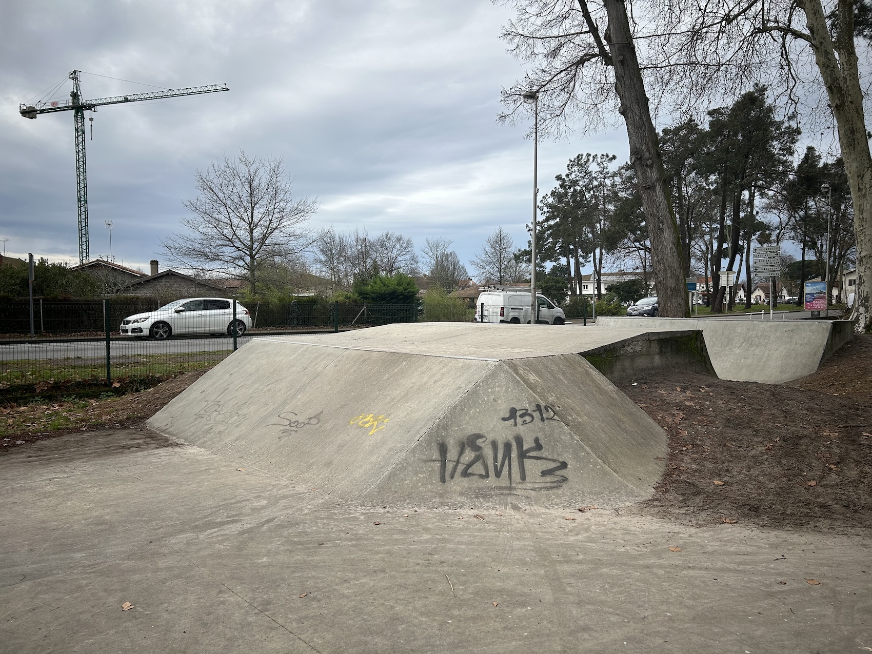 Parentis en Born skatepark